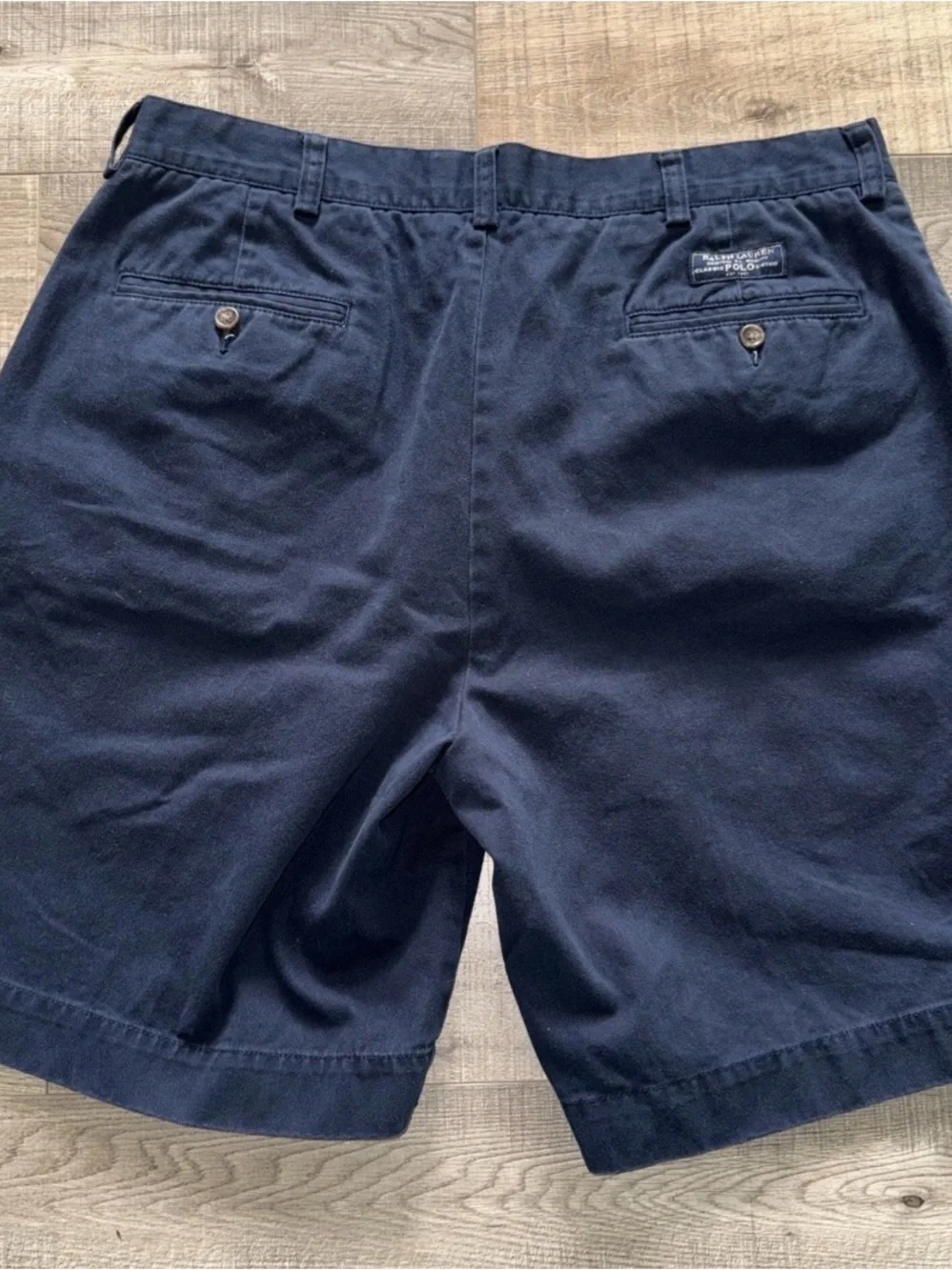 Polo by Ralph Lauren Navy Men's Cotton Chino Shorts 36